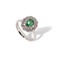 Anillo Mirco Visconti Mujer in Oro blanco Smeraldo 0.70 Ct Z683/ B20S - Z683/ B20S